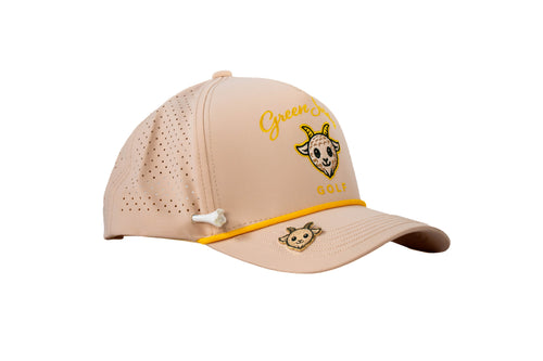 Green Society Golf Hat - Cream
