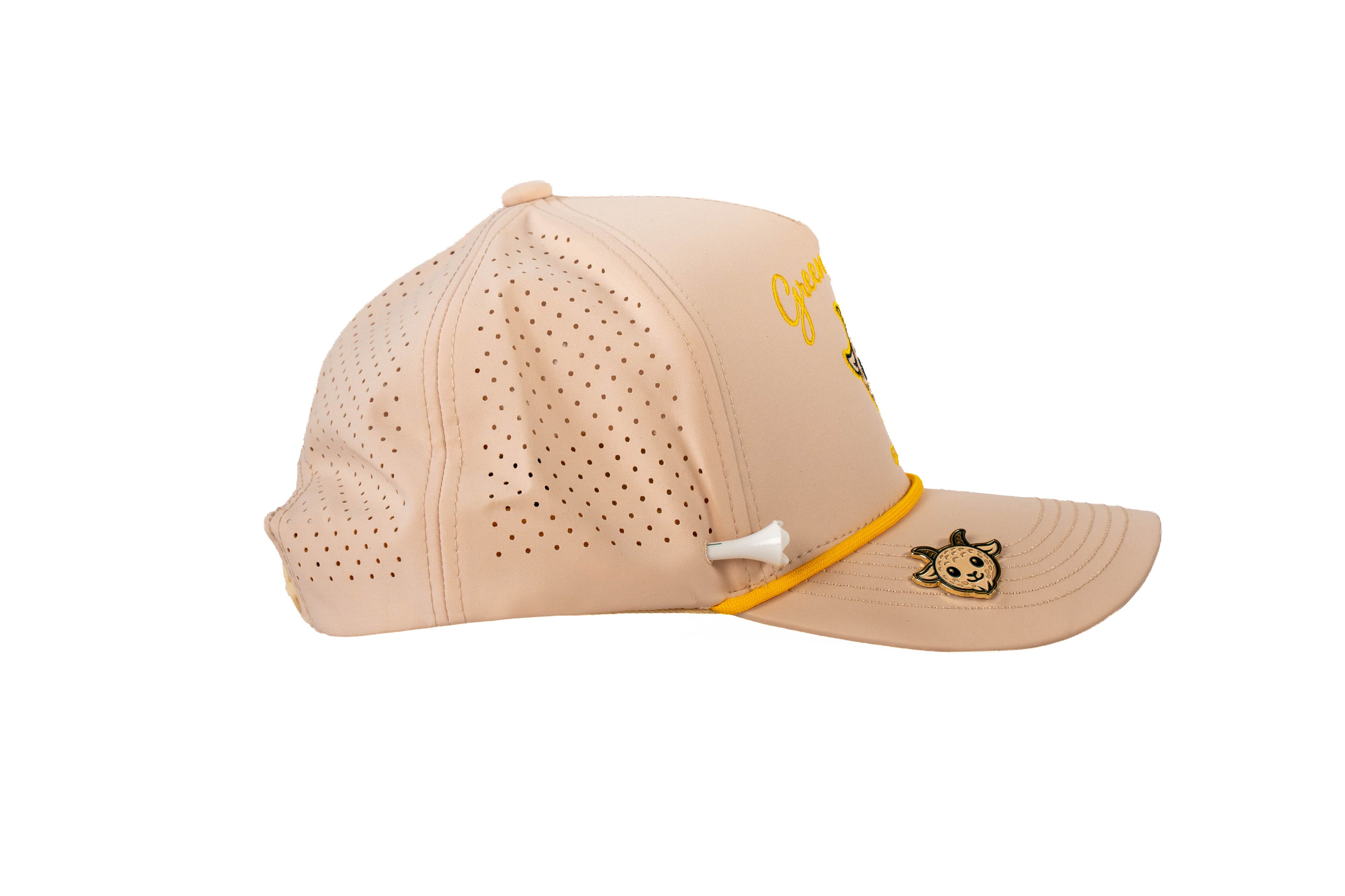 Green Society Golf Hat - Cream